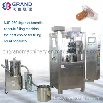 Máquina de embalagem de enchimento da cápsula de gelatina dura do óleo líquido